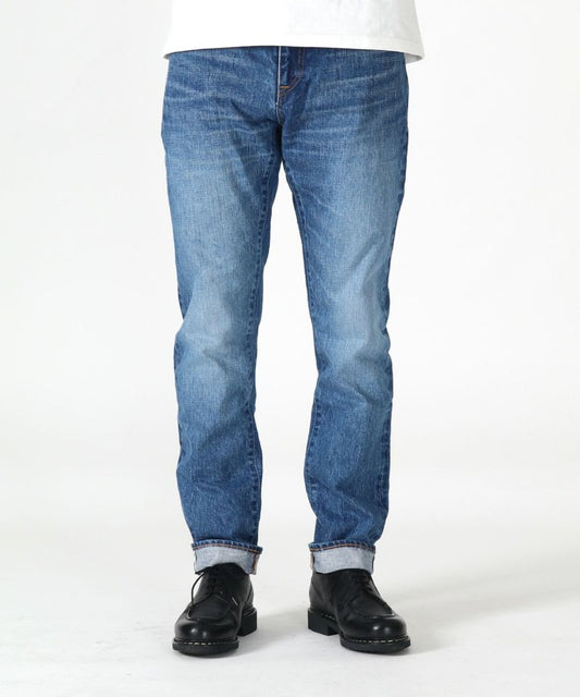 JAPAN BLUE JEANS J301(MID) ストレートモデル 14.8oz ハードデニム セルヴィッチ Aging Wash