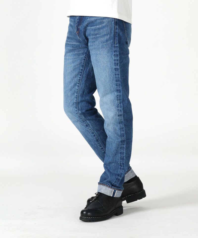 JAPAN BLUE JEANS J301(MID) ストレートモデル 14.8oz ハードデニム セルヴィッチ Aging Wash