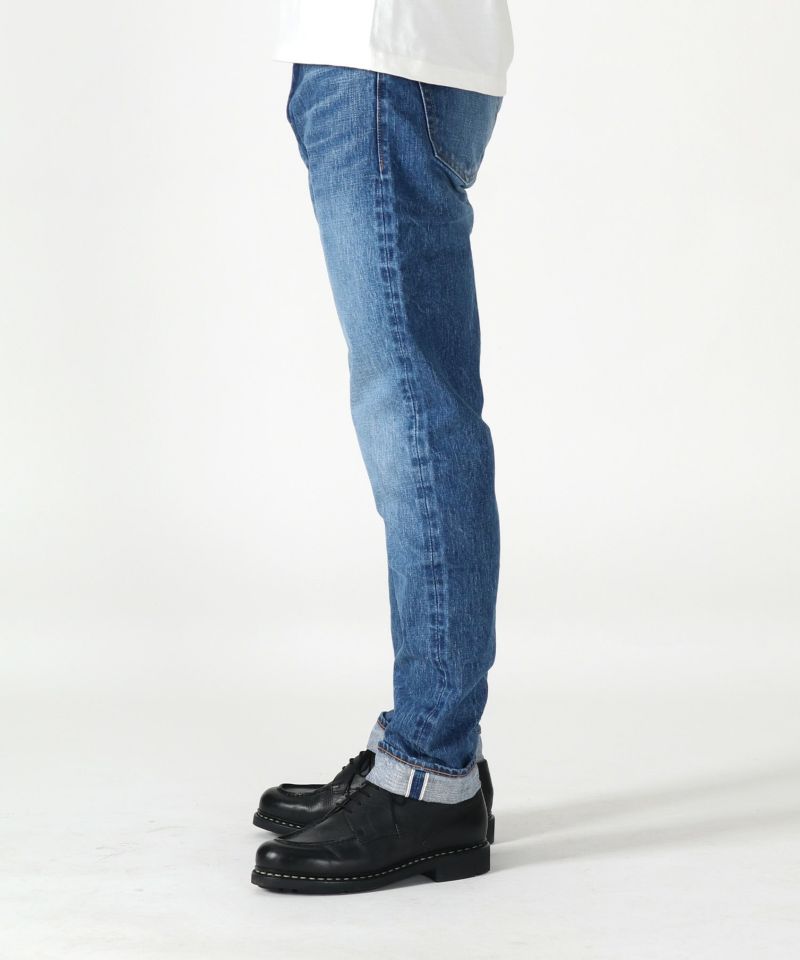 JAPAN BLUE JEANS J301(MID) ストレートモデル 14.8oz ハードデニム セルヴィッチ Aging Wash
