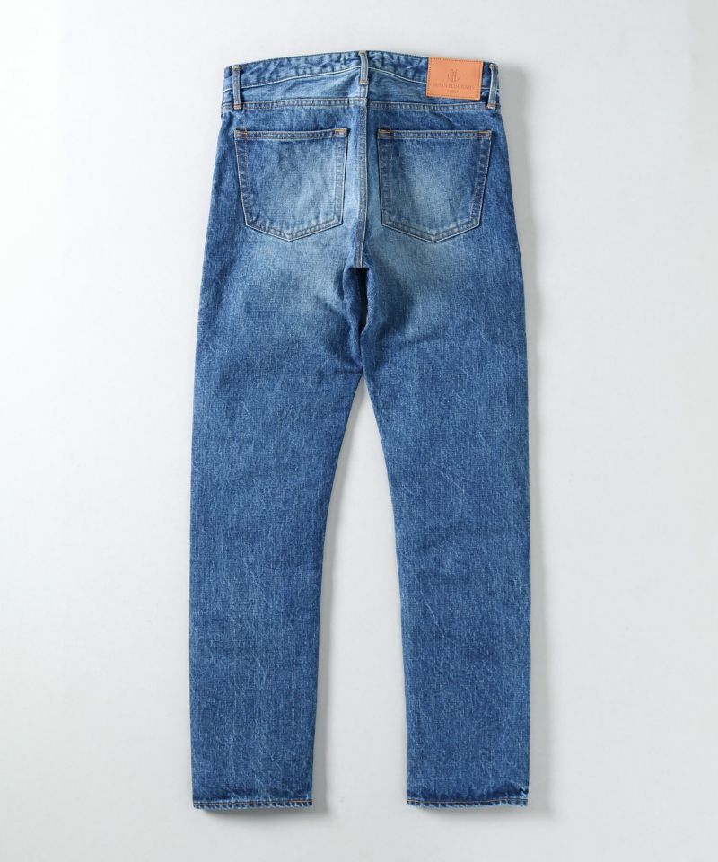 JAPAN BLUE JEANS J301(MID) ストレートモデル 14.8oz ハードデニム セルヴィッチ Aging Wash