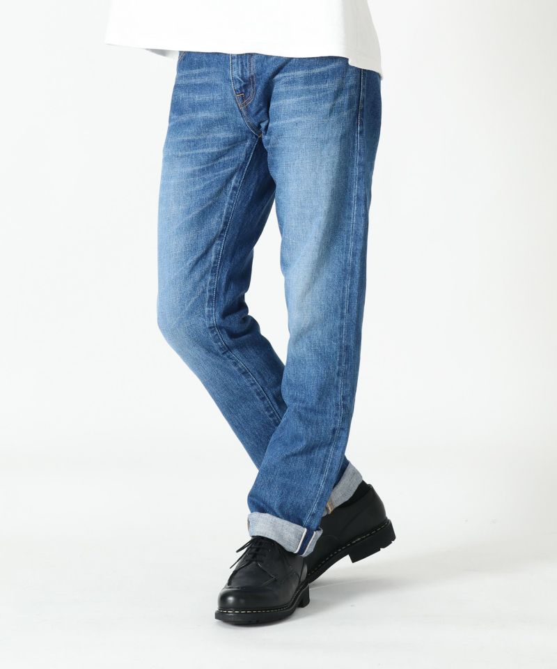 JAPAN BLUE JEANS J304(MID) ストレートモデル 12.5oz ソフトデニム セルヴィッチ Aging Wash