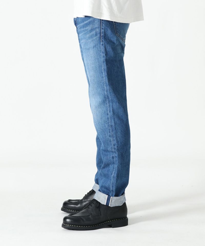JAPAN BLUE JEANS J304(MID) ストレートモデル 12.5oz ソフトデニム セルヴィッチ Aging Wash