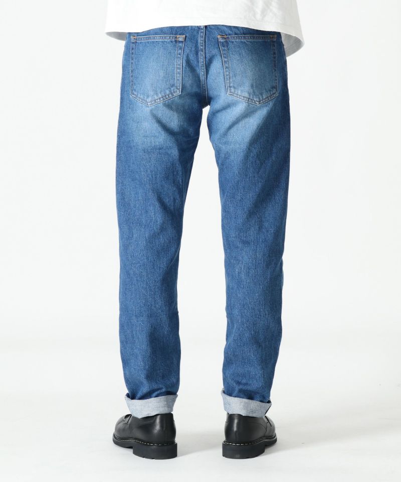 JAPAN BLUE JEANS J304(MID) ストレートモデル 12.5oz ソフトデニム セルヴィッチ Aging Wash