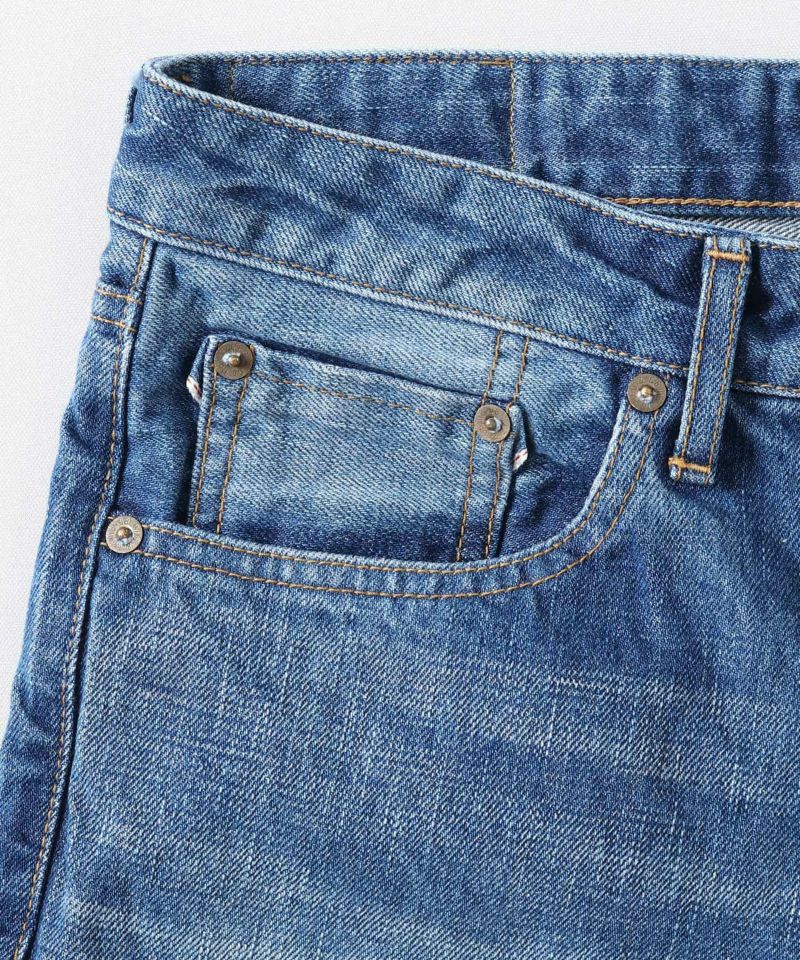 JAPAN BLUE JEANS J304(MID) ストレートモデル 12.5oz ソフトデニム セルヴィッチ Aging Wash