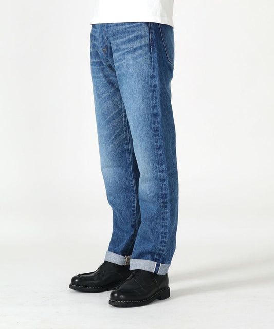 JAPAN BLUE JEANS J401(MID) クラシックストレートモデル 14.8oz ハードデニム セルヴィッチ Aging Wash