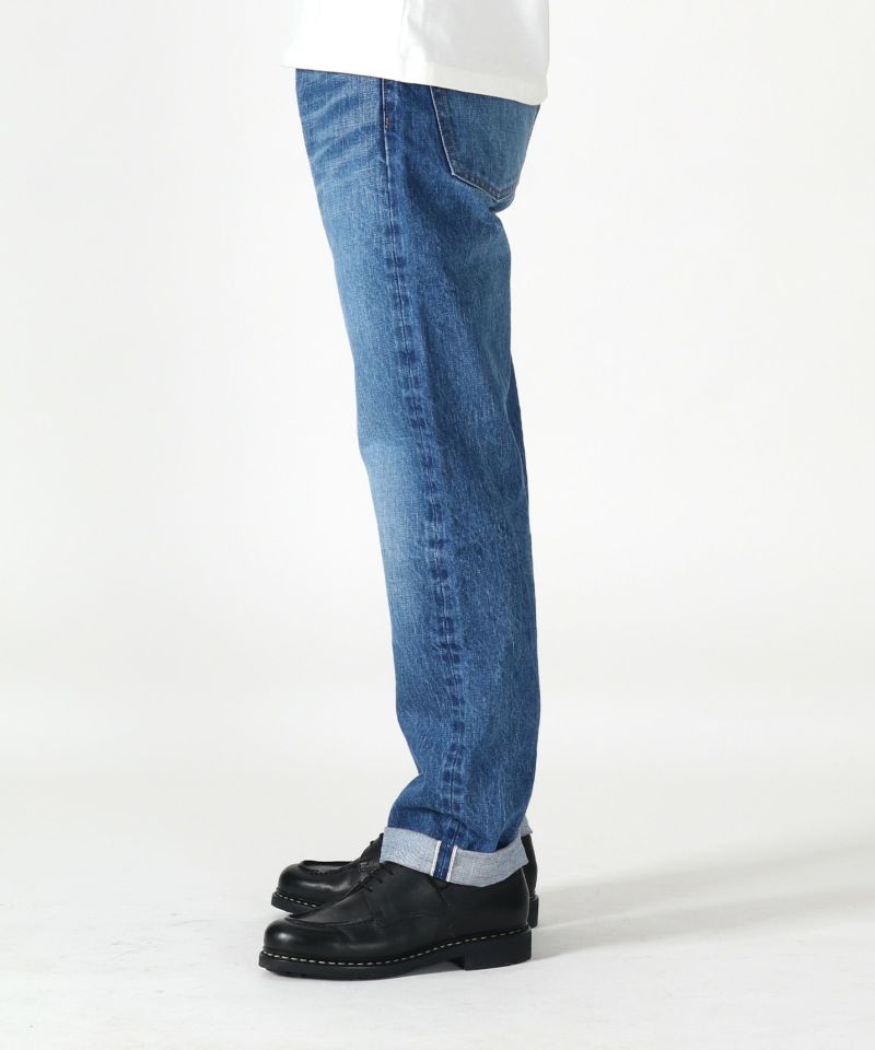 JAPAN BLUE JEANS J401(MID) クラシックストレートモデル 14.8oz ハードデニム セルヴィッチ Aging Wash