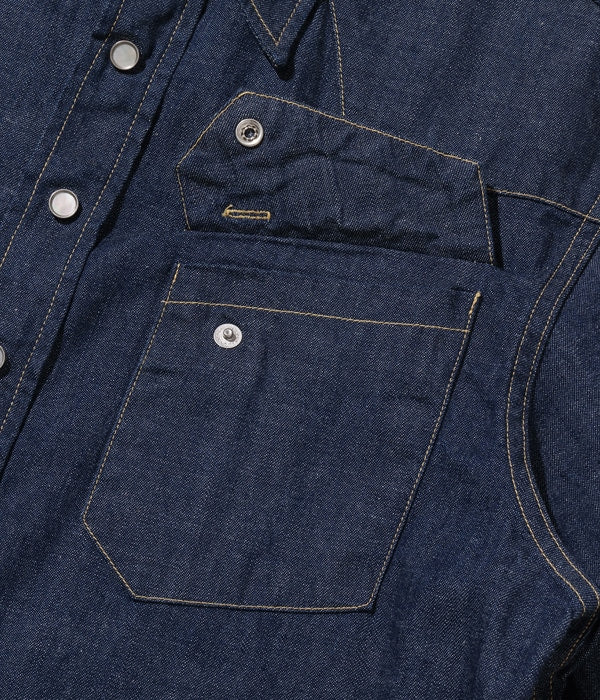 SUGAR CANE シュガーケイン Lot No. SC28190 / BLUE DENIM WESTERN SHIRT