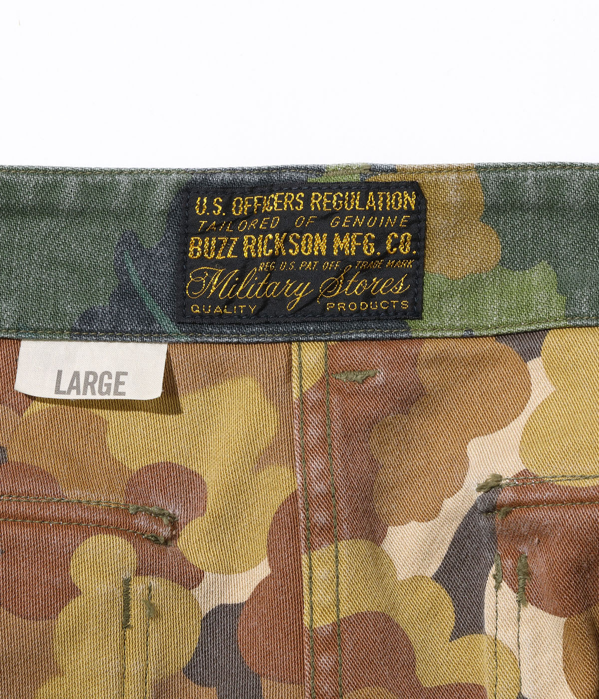BUZZ RICKSON'S バズリクソンズ ミッチェルパターン カモフラージュショーツ シビリアンモデル Lot No. BR52543