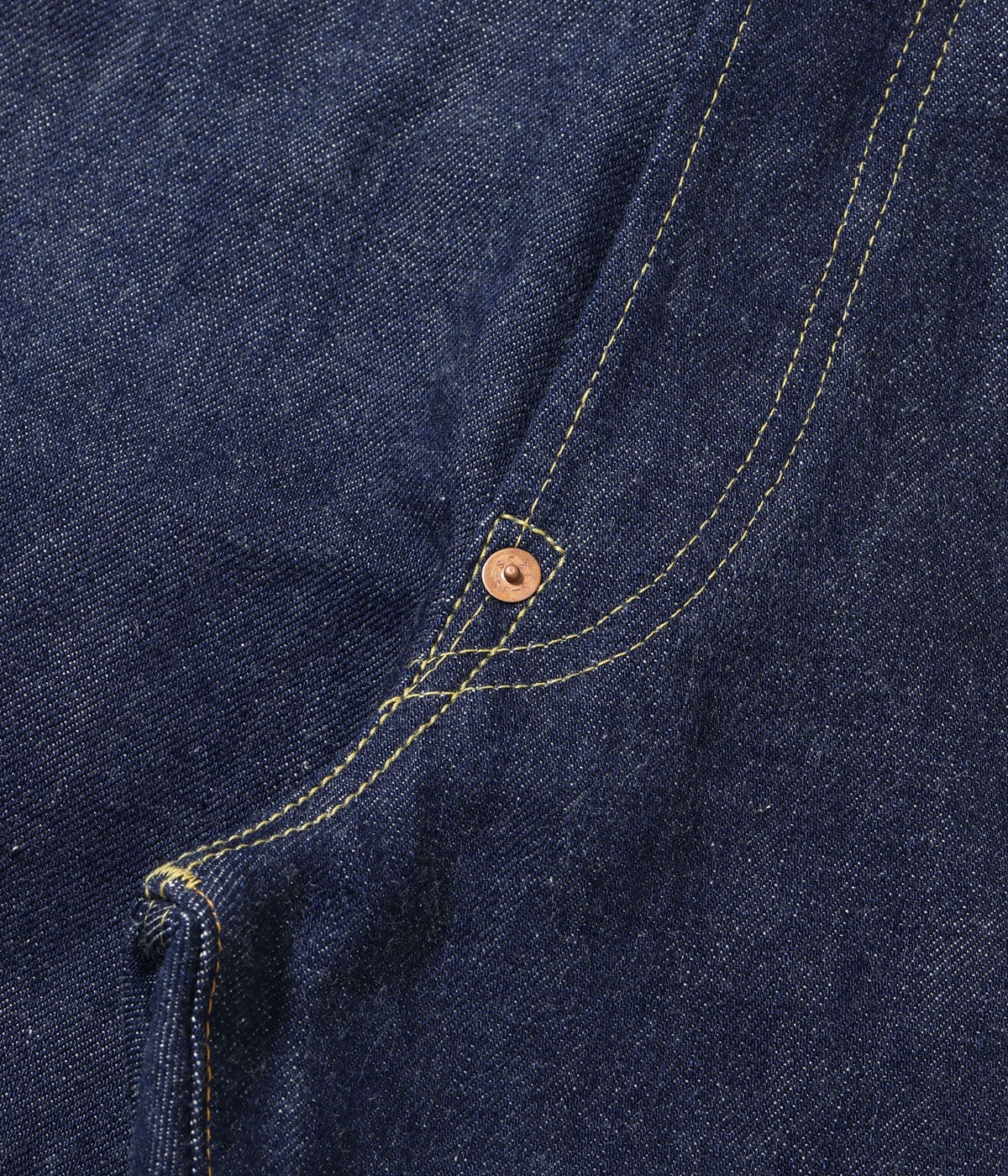 SUGAR CANE シュガーケイン Lot No. SC49005 / SUGAR CANE Super “Denim” Collectibles #05 14.25oz. BLUE DENIM WAIST OVERALLS “1942” MODEL