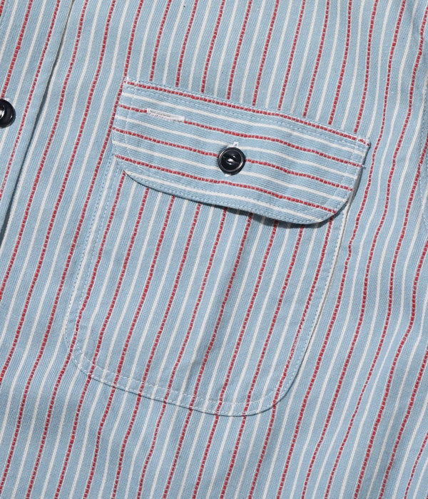 SUGAR CANE シュガーケイン Lot No. SC29146 / DOBBY STRIPE WORK SHIRT (LONG SLEEVE)