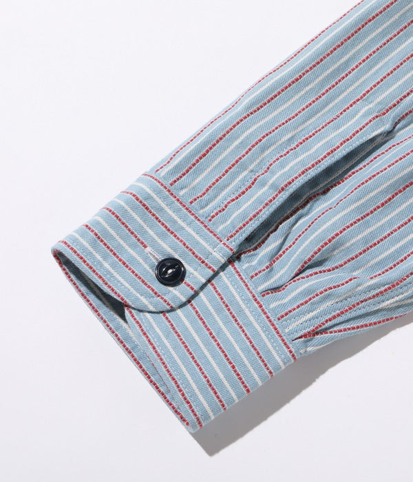 SUGAR CANE シュガーケイン Lot No. SC29146 / DOBBY STRIPE WORK SHIRT (LONG SLEEVE)