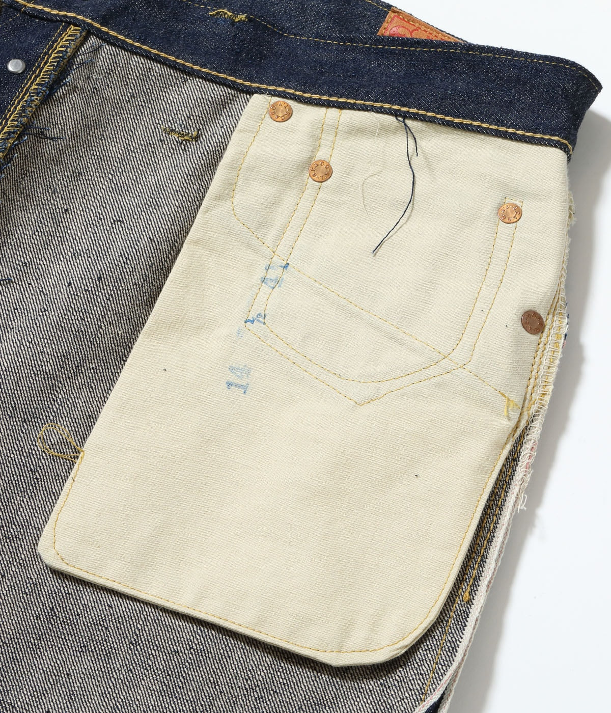SUGAR CANE シュガーケイン Lot No. SC49001 / SUGAR CANE Super “Denim” Collectibles #01 14oz. BLUE DENIM WAIST OVERALLS “S1945” MODEL