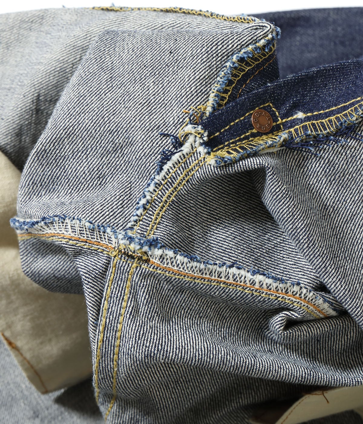 SUGAR CANE シュガーケイン Lot No. SC49005 / SUGAR CANE Super “Denim” Collectibles #05 14.25oz. BLUE DENIM WAIST OVERALLS “1942” MODEL