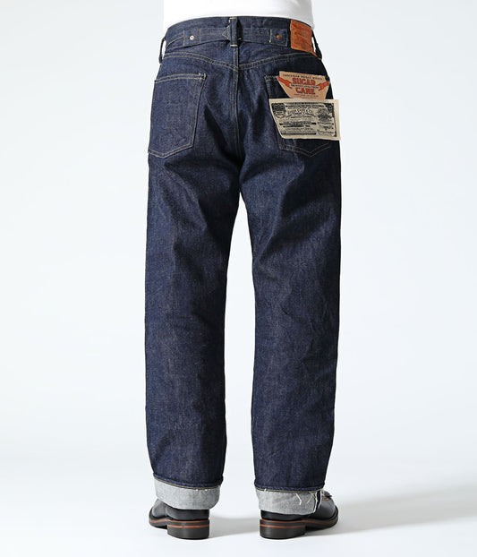 SUGAR CANE シュガーケイン  Lot No. SC49005 / SUGAR CANE Super “Denim” Collectibles #05 14.25oz. BLUE DENIM WAIST OVERALLS “1942” MODEL