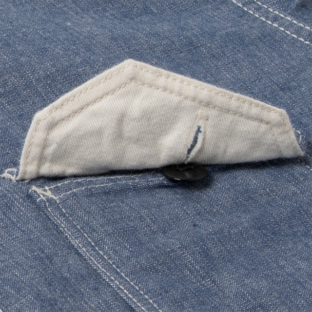 STUDIO D’ARTISAN ダルチザン シャンブレー半袖ワークシャツ【5333A-S】