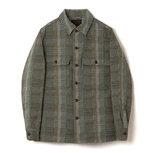 STUDIO D’ARTISAN ダルチザン NORAGI ARMY SASHIKO 長袖シャツ【5718】