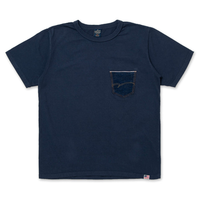 STUDIO D’ARTISAN ダルチザン USAコットンデニムポケットTシャツ【8161A】