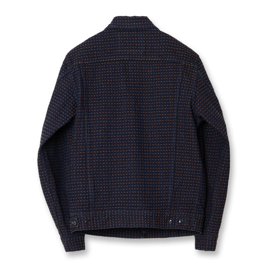 STUDIO D’ARTISAN ダルチザン 柿渋刺し子デニムジャケット【D4608】