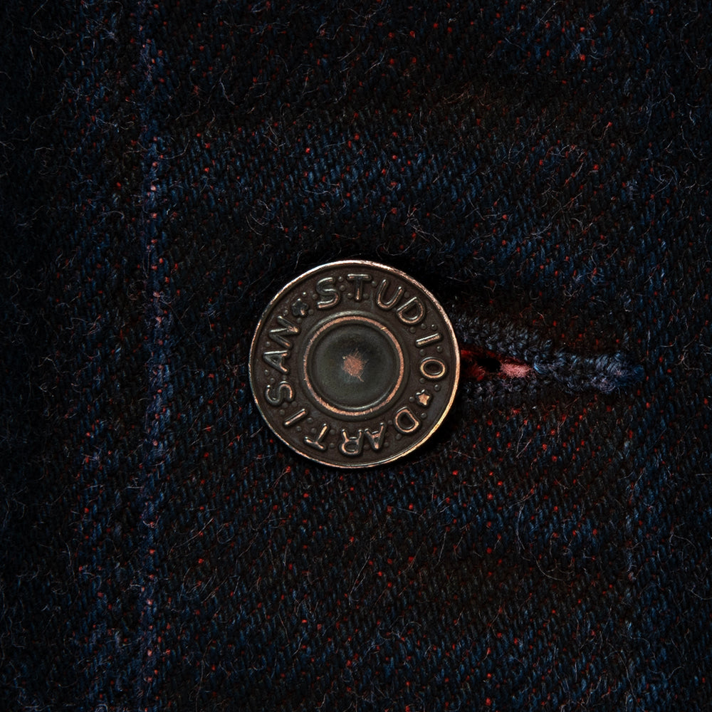 STUDIO D’ARTISAN ダルチザン ベンガラ染めデニムジャケット【D4621】