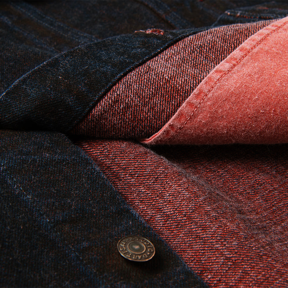 STUDIO D’ARTISAN ダルチザン ベンガラ染めデニムジャケット【D4621】
