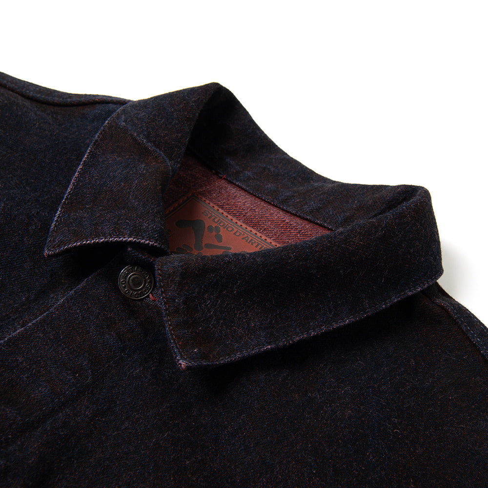 STUDIO D’ARTISAN ダルチザン ベンガラ染めデニムジャケット【D4621】