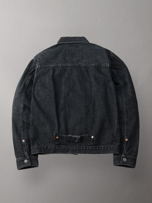 THE FLAT HEAD フラットヘッド 12.5oz 加工 ブラックデニムジャケット 40’sモデル FN-OJ-DB001C