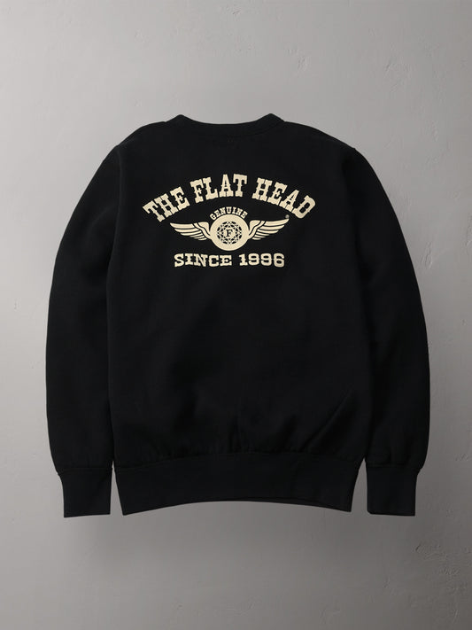 THE FLAT HEAD フラットヘッド クルーネックスウェット 裏起毛 FN-SWC-101