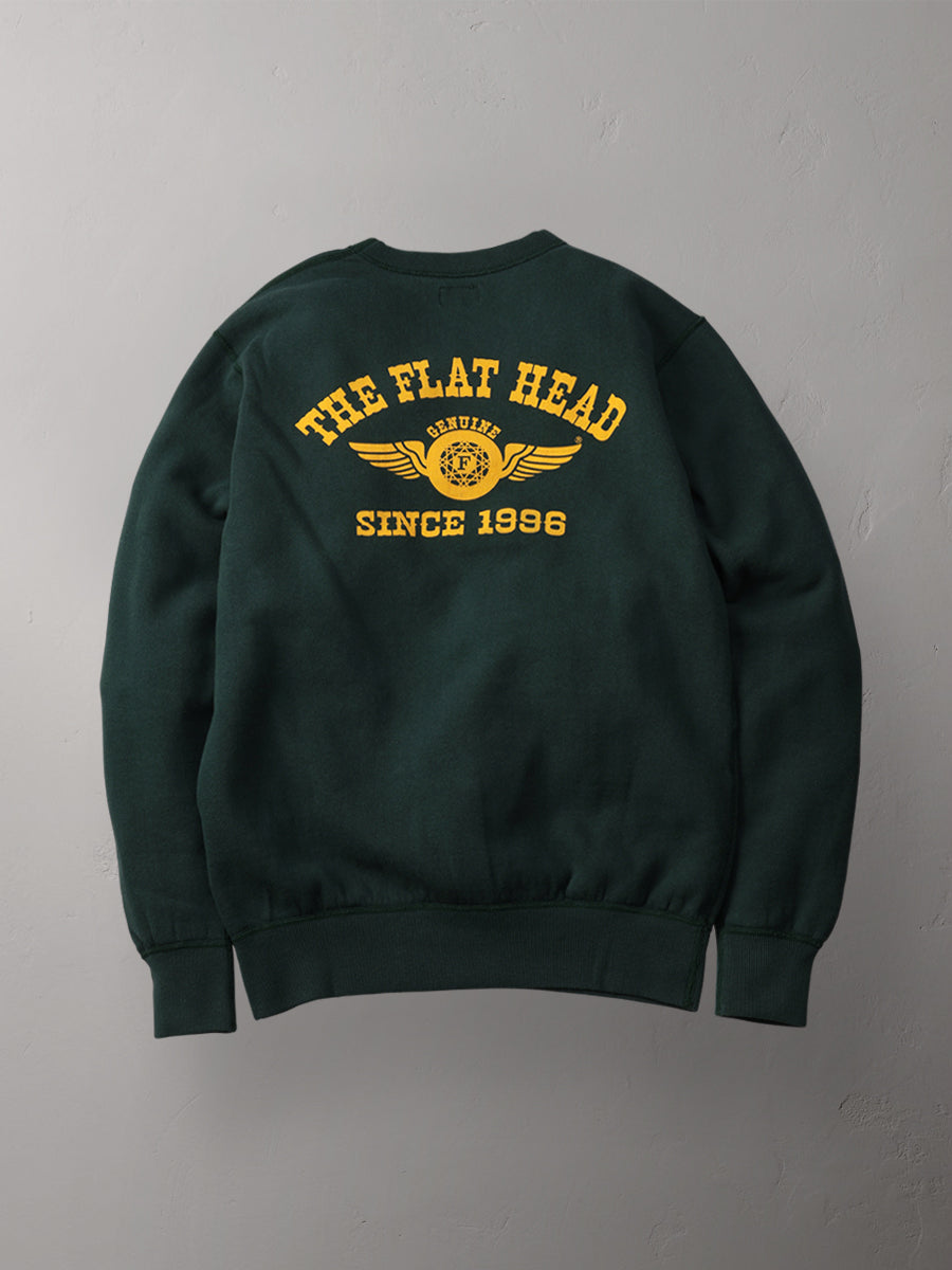 THE FLAT HEAD フラットヘッド クルーネックスウェット 裏起毛 FN-SWC-101