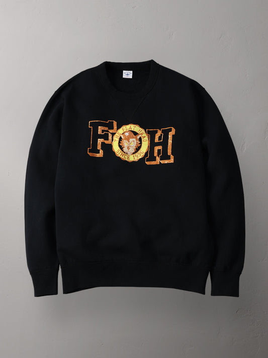 THE FLAT HEAD フラットヘッド クルーネックスウェット 裏起毛 FN-SWC-218