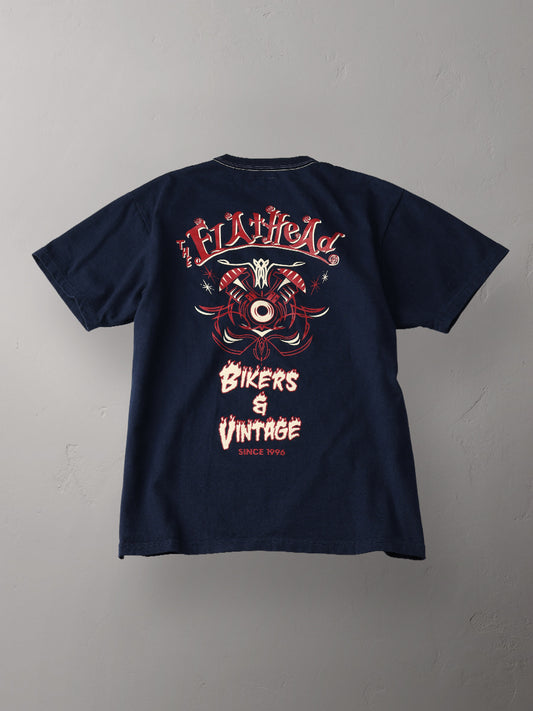 THE FLAT HEAD Flat Head 3 needles, one off T-shirt FN-THC-037