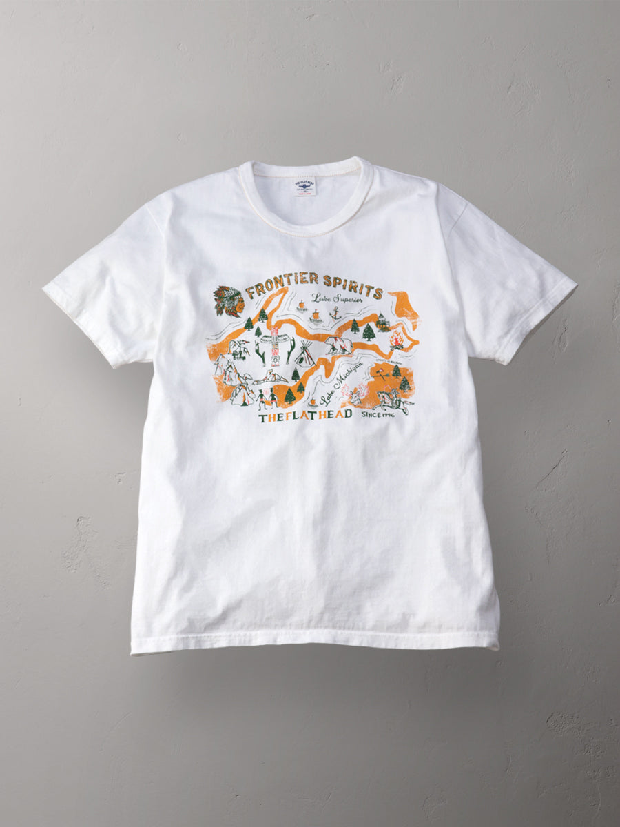 THE FLAT HEAD フラットヘッド 3本針の1本外し Tシャツ FN-THC-056