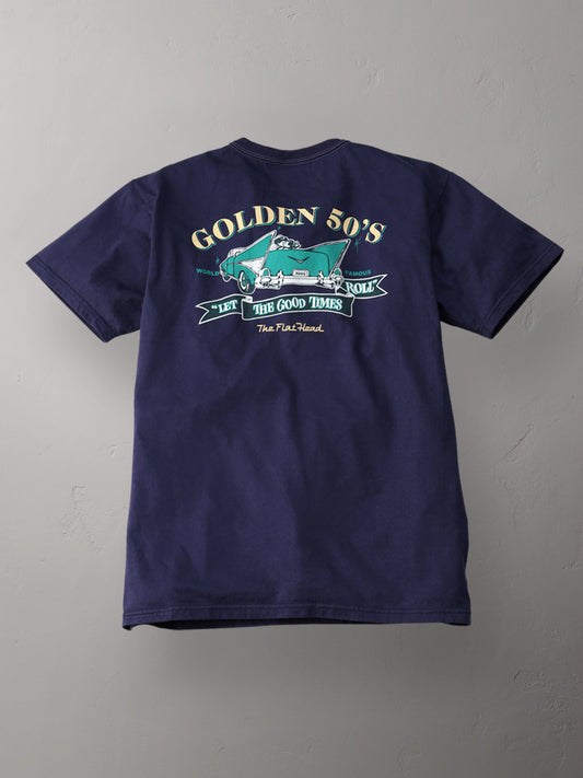 THE FLAT HEAD フラットヘッド 3本針の1本外し Tシャツ FN-THC-063