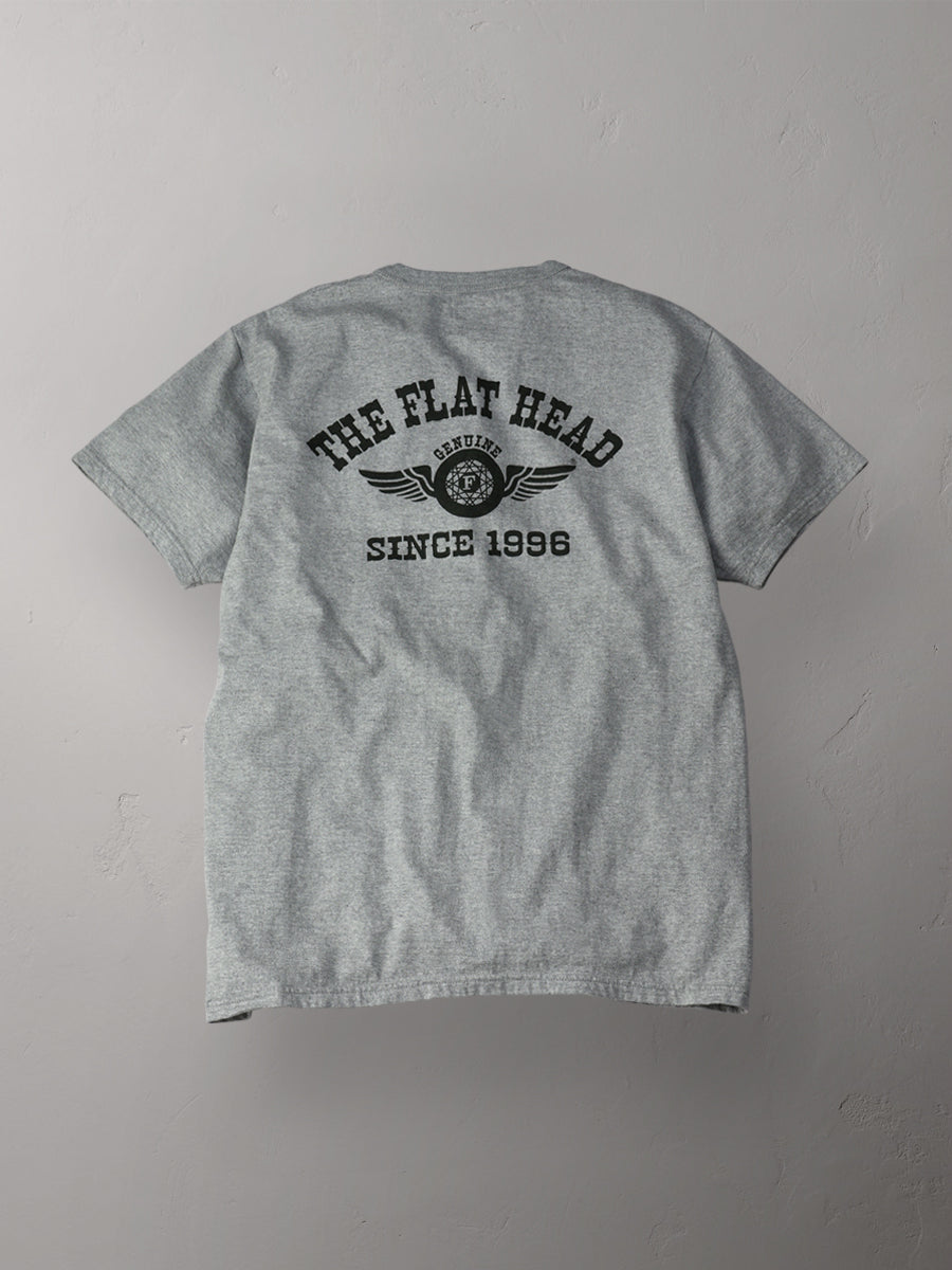 THE FLAT HEAD フラットヘッド 3本針の1本外し Tシャツ FN-THC-202