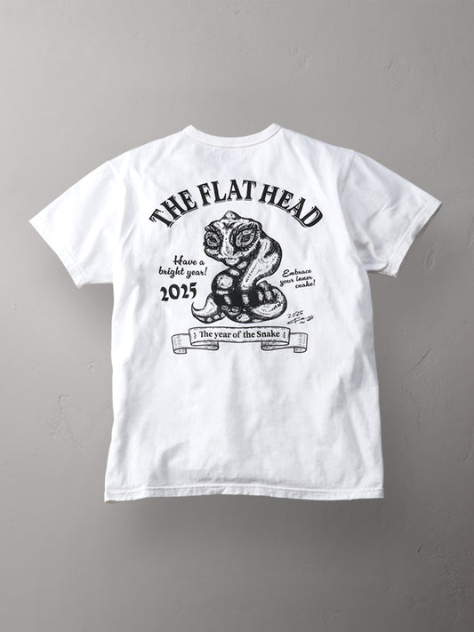 THE FLAT HEAD フラットヘッド 小松美羽 干支 Tシャツ 巳 FN-THC-KM16