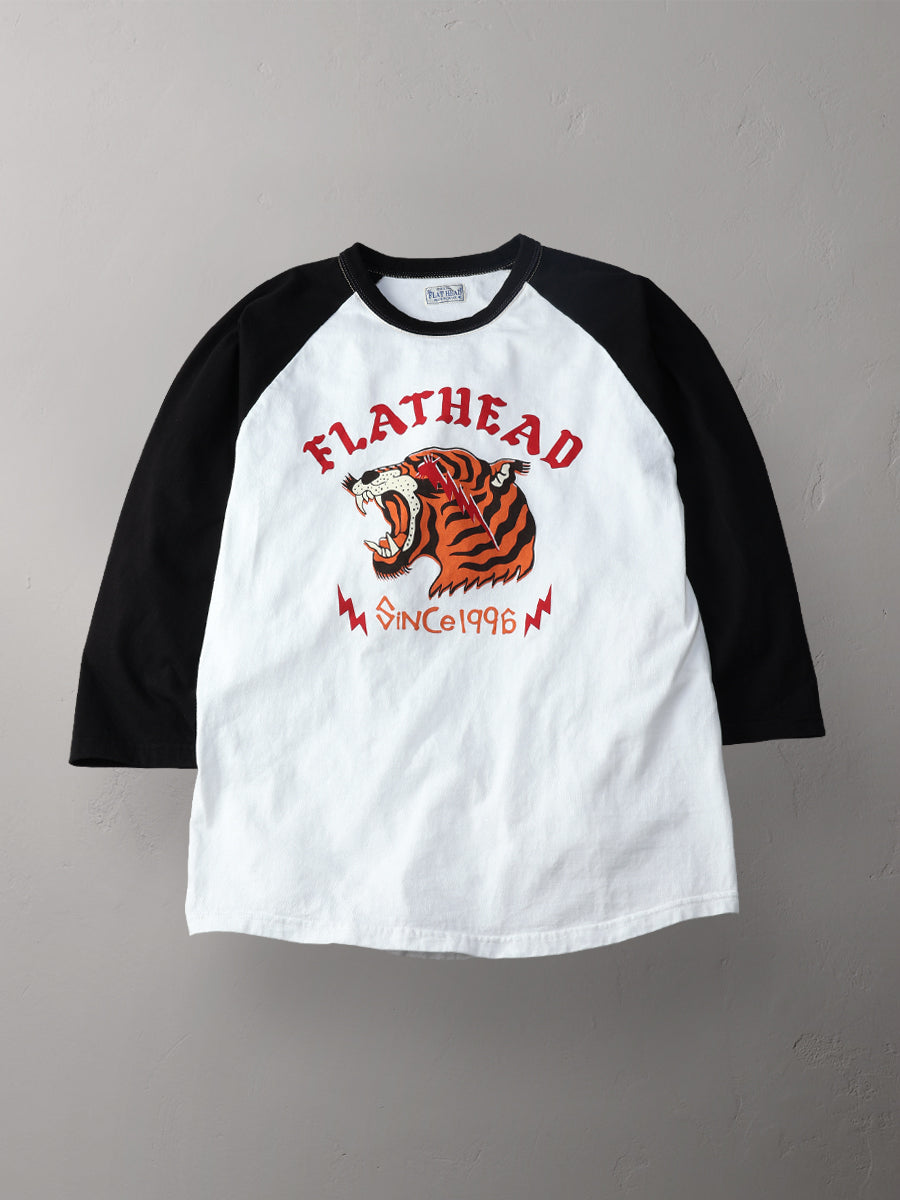THE FLAT HEAD フラットヘッド ラグラン 七分袖 Tシャツ FN-TSRB-002 