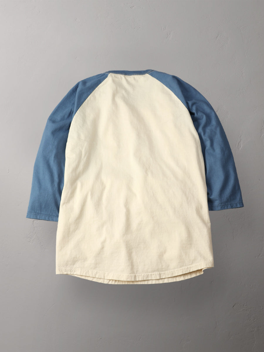 THE FLAT HEAD フラットヘッド ラグラン 七分袖 Tシャツ FN-TSRB-003