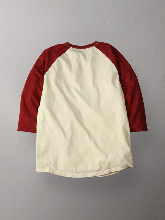 THE FLAT HEAD フラットヘッド ラグラン 七分袖 Tシャツ FN-TSRB-003