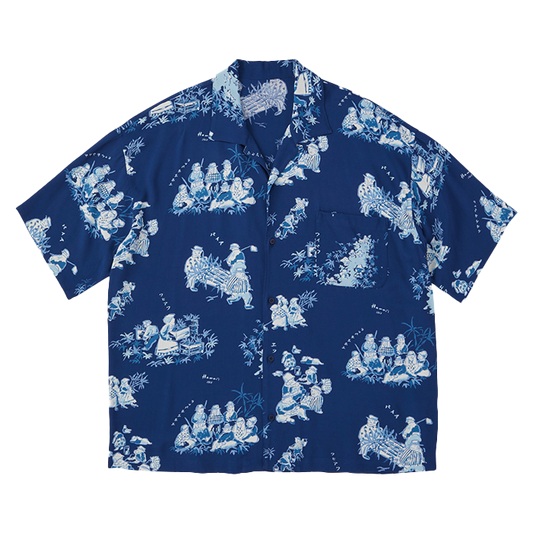PORTER CLASSIC  ALOHA SHIRT HAWAIIAN HISTORY PC-024-3268