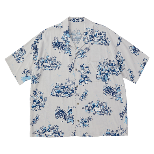 PORTER CLASSIC  ALOHA SHIRT HAWAIIAN HISTORY PC-024-3268