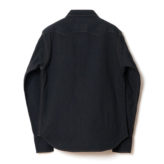 STUDIO D’ARTISAN ダルチザン 奄美泥染めインディゴデニムシャツ【SP-124】