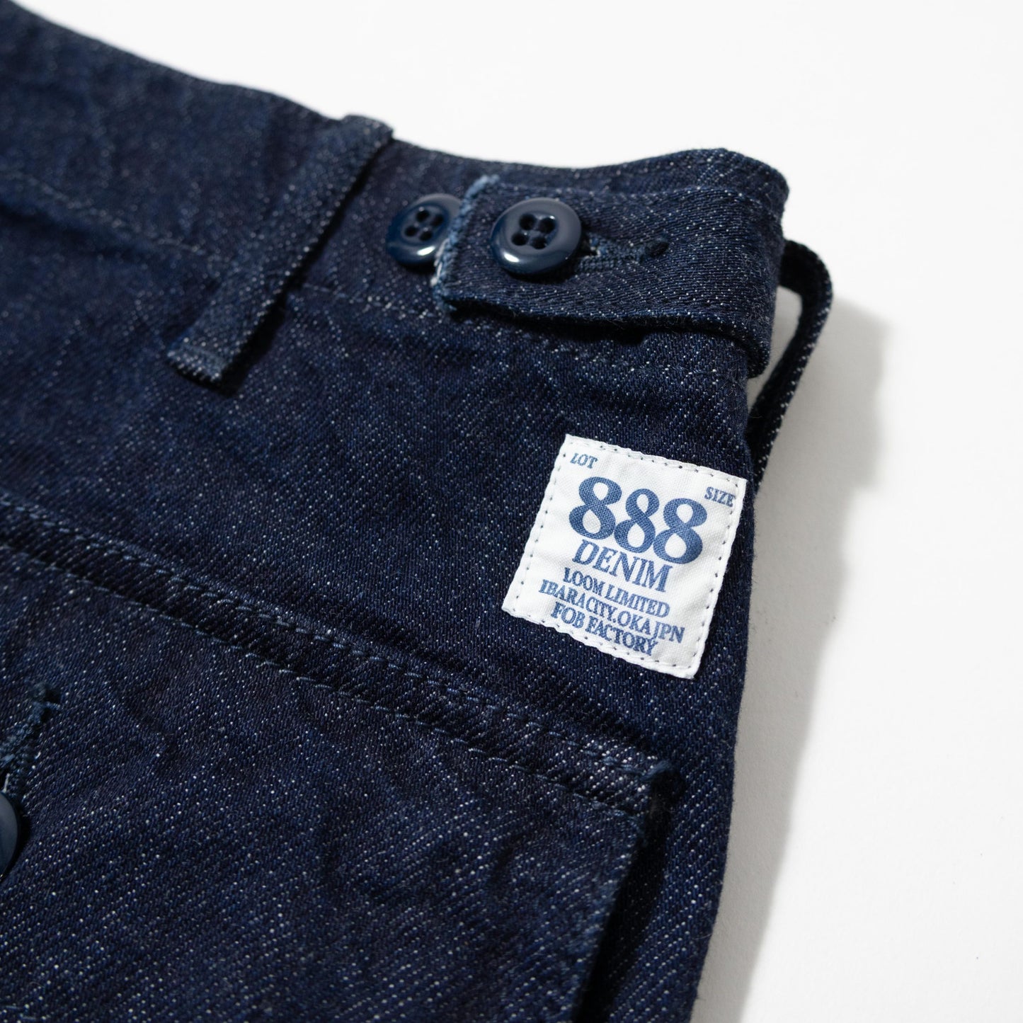 FOB FACTORY F0541 888 DENIM BAKER PANTS