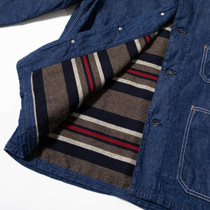 FOB FACTORY  F2456 DENIM CHORE JKT BLANKET LINER