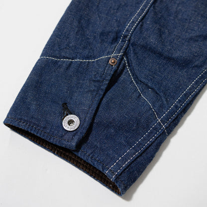 FOB FACTORY  F2456 DENIM CHORE JKT BLANKET LINER