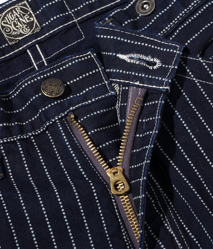 SUGAR CANE シュガーケーン  Lot No. SC51443 / FICTION ROMANCE 9oz. WABASH STRIPE ZIP FLY SHORTS