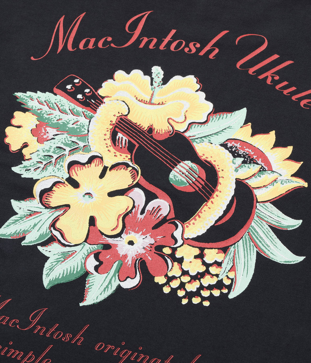 SUN SURF Aloha T-shirt Mackintosh Ukulele Short Sleeve T-shirt SS79350