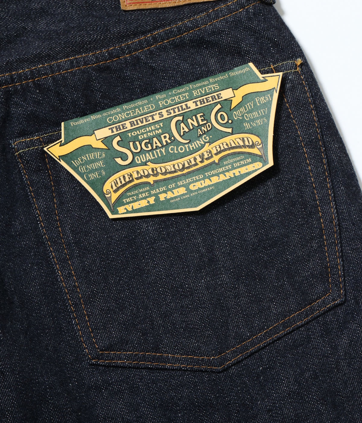 SUGAR CANE シュガーケイン Lot No. SC42025 / 13oz. DENIM WAIST OVERALLS 2025 MODEL (WIDE LEG)