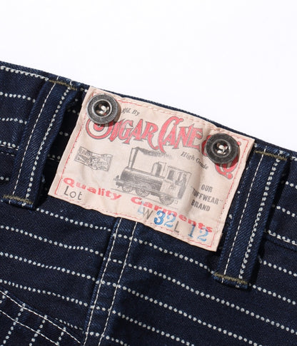 SUGAR CANE シュガーケーン  Lot No. SC51443 / FICTION ROMANCE 9oz. WABASH STRIPE ZIP FLY SHORTS