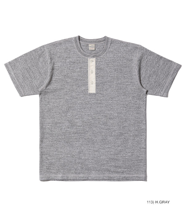 BUZZ RICKSON'S バズリクソンズ  半袖ミリタリー・ヘンリーネックTシャツ　“SLUB YARN HENLEY NECK T-SHIRT” BR79192