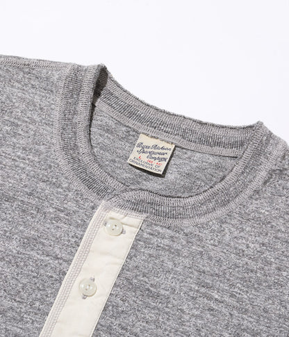 BUZZ RICKSON'S バズリクソンズ  半袖ミリタリー・ヘンリーネックTシャツ　“SLUB YARN HENLEY NECK T-SHIRT” BR79192