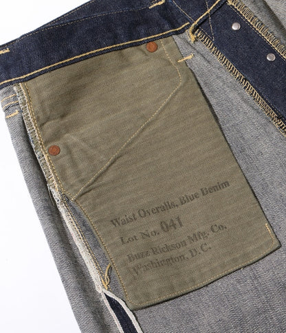 BUZZ RICKSON'S バズリクソンズ  Lot No. BR43041 / WORLD WAR II WAIST OVERALLS